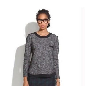 LAST CHANCE ** BOGO Free** Madewell Marled Contrast Sweater